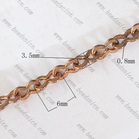 Fancy metal chain necklace links chain wholesale fashionable jewelry making supplies brass nickel-free lead-safe DIY