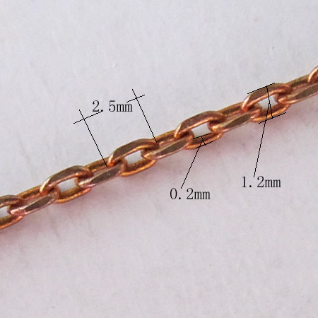 Oval links chain bracelet chain metal cable chains wholesale jewelry findings brass nickel-free lead-safe DIY assorted size avai