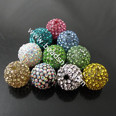 Rhinestone beads jewelry wholesale nickel free