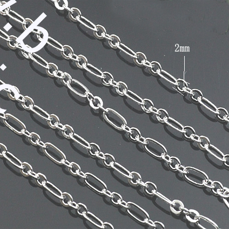 Brass Chain,2mm,Nickel-Free,Lead-Safe,