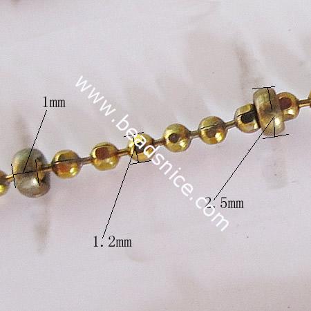 Brass Chain,1x1.2x2.5mm,Nicmkel-Free,Lead-Safe,