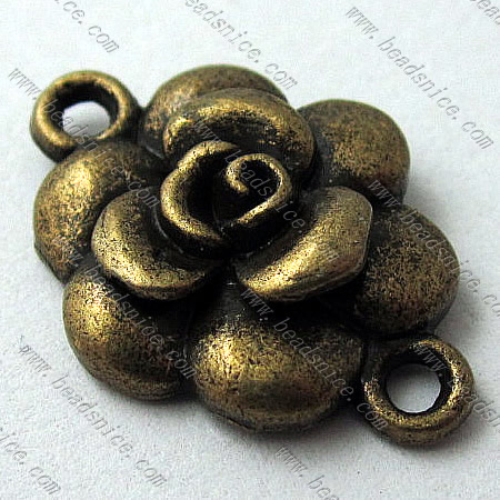 Zinc Alloy Pendant, 20x15mm,Hole About:2mm,Nickel-Free,Lead-Safe,