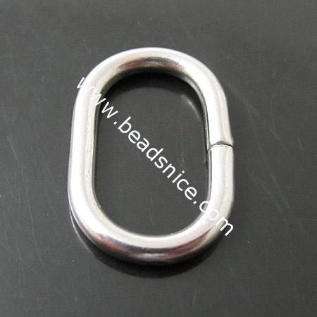 Stainless Steel Pendant Bail,21x14x2mm,