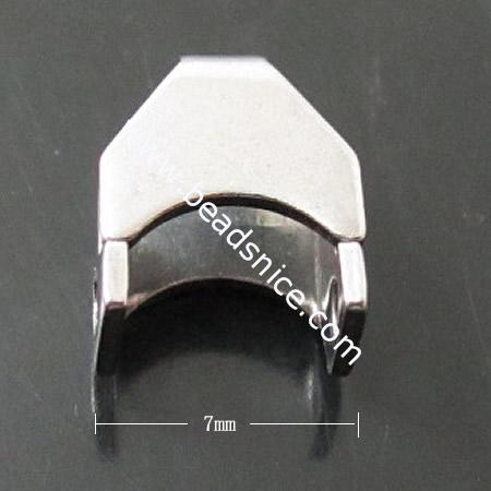 Stainless Steel Pendant Bail,7x9x5mm,