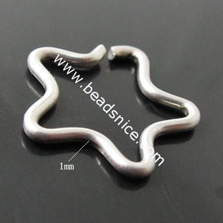 Stainless Steel Key Split Ring，14x1mm,