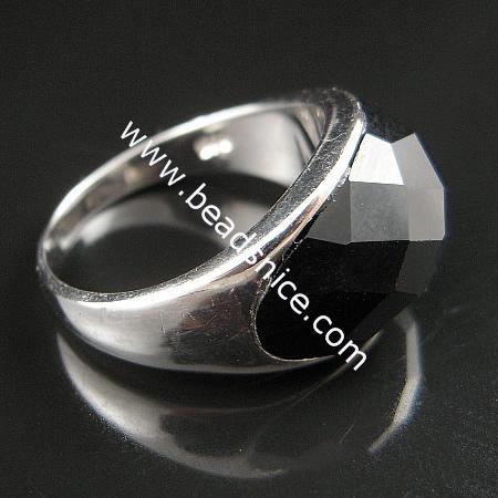 Sterling Silver gemstone Finger Ring,19x13.5mm,