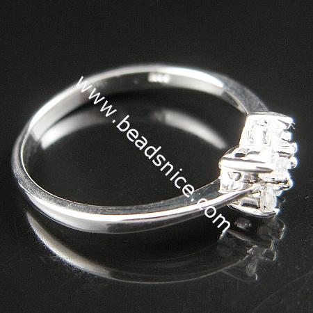 Sterling Silver  Finger Ring,18x7mm,