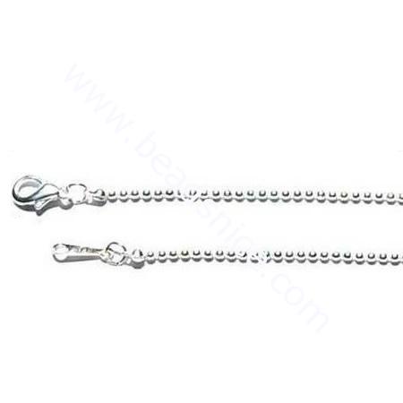 Brass Necklace Chain,18inch,1.5mm,Nickel-Free,Lead-Safe,
