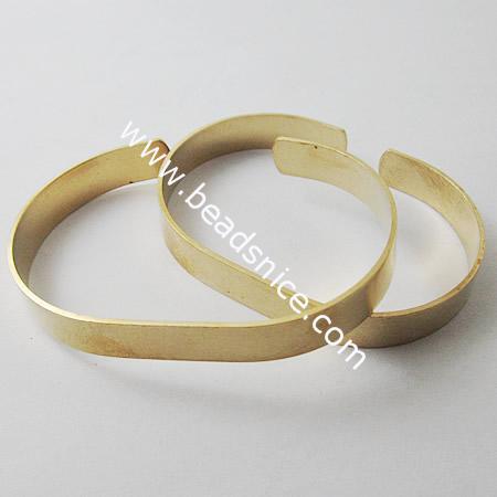 Brass bracelet setting,bracelet base,8x63x0.8mm,nickel free,lead safe,