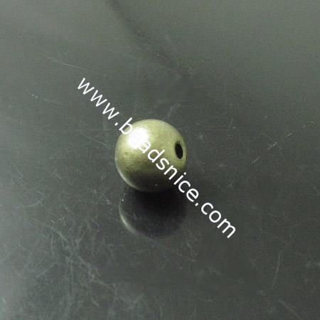 Acrylic Beads,6mm,Hole:1.2mm,Nickel-Free,Lead-Safe,