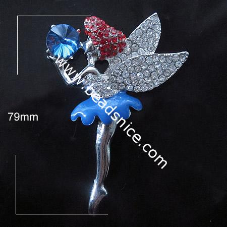 Rhinestone accessories for mobile beauty, 79X54mm,Nickel-Free,Lead-Safe,