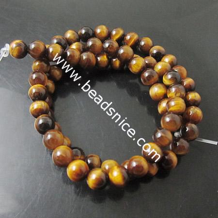 Tiger Eye Beads Natural,6mm,16inch,