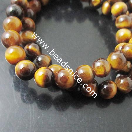 Tiger Eye Beads Natural,6mm,16inch,