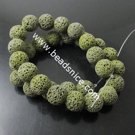 Lava Beads Natural,12mm,