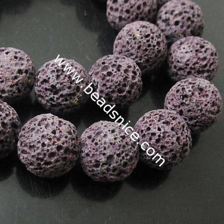 Lava Beads Natural,20mm,