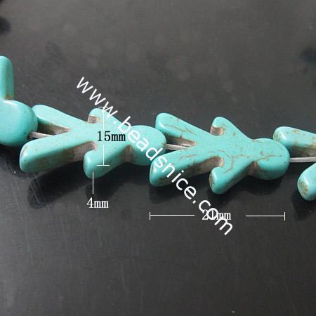 Synthetic Turquoise,21x15x4mm,