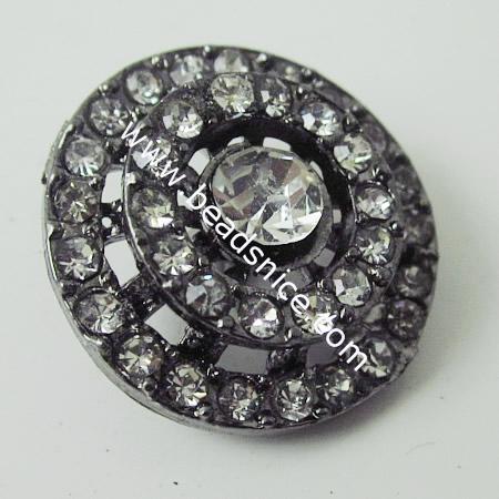 Rhinestone Button 18mm