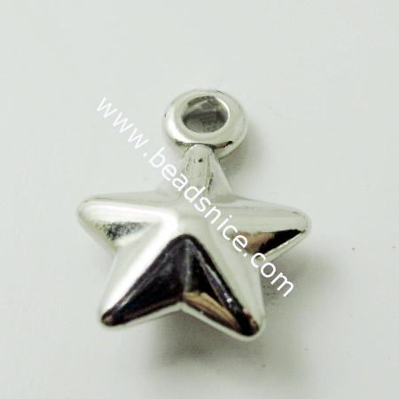Acrylic Pendant,11mm，hole:2mm,Nickel-Free,Lead-Safe,
