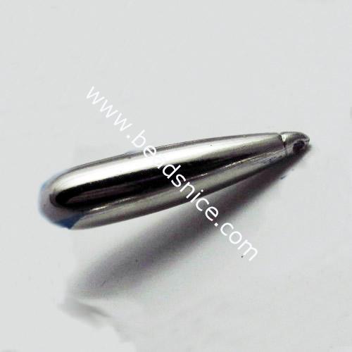 Acrylic Pendant,18X32mm,hole:2mm,Nickel-Free,Lead-Safe,