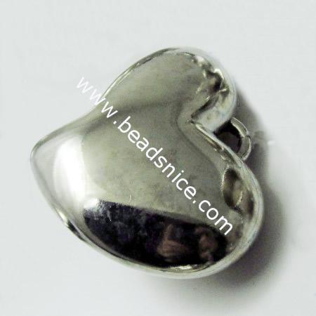 Acrylic Pendant,46X36mm，hole:2mm,Nickel-Free,Lead-Safe,