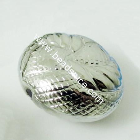 Acrylic Beads ,21mm,hole:1mm,Nickel-Free,Lead-Safe,