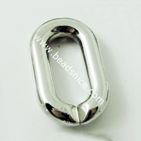 Acrylic Linking Ring,27X17mm,Nickel-Free,Lead-Safe,