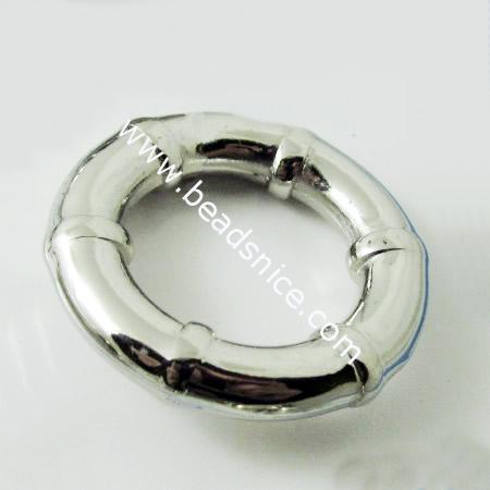 Acrylic Linking Ring,25mm,inside diameter:15mm,Nickel-Free,Lead-Safe,