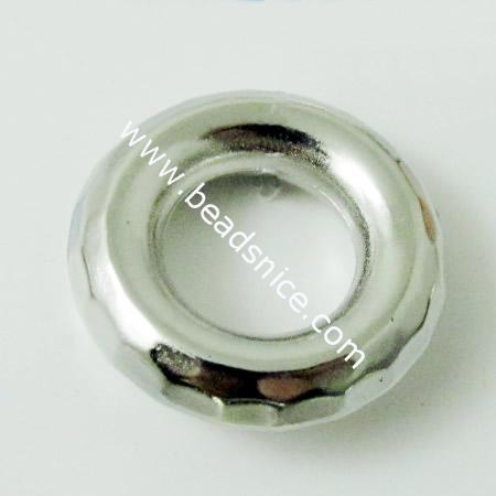 Acrylic Beads,inside 12mm,diameter:11mm,Nickel-Free,Lead-Safe,