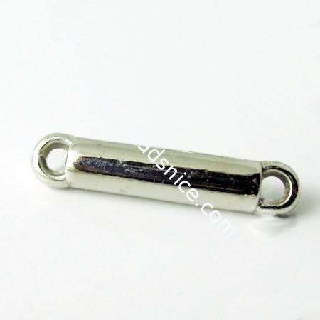 Acrylic Connectors/Link,4X45mm,hole:1.5mm,Nickel-Free,Lead-Safe,