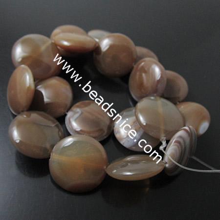Grey Agate Beads,14mm,