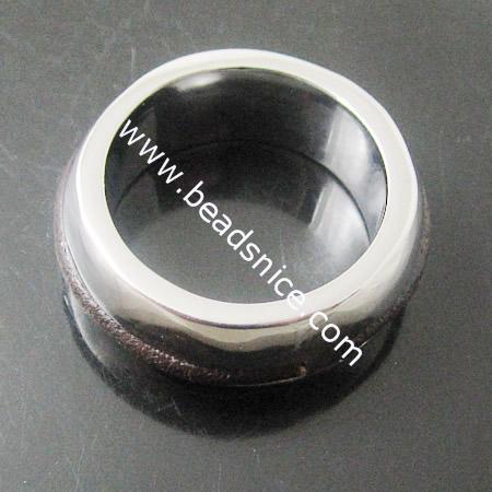 Stainless Steel Jewelry Finger Ring,18mm,