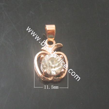wholesale rhinestone pendant,lead-safe,nickel-free
