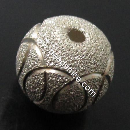 925 Sterling silver stardust beads diy necklace male wholesale fine jewelry findings
