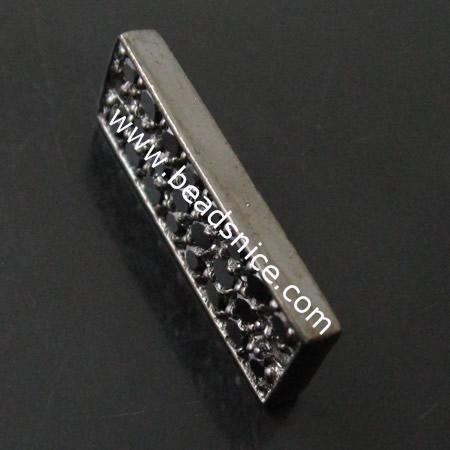 Sterling Silver Connectors,16X6mm,hole:1mm,