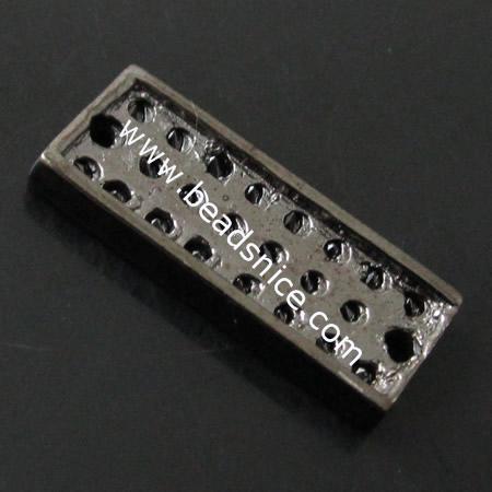 Sterling silver connectors rectangular rhinestone connector unique designs bracelet necklace DIY wholesale jewelry accessories