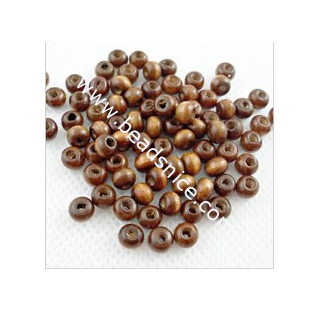 Wood Beads,hole:2mm,
