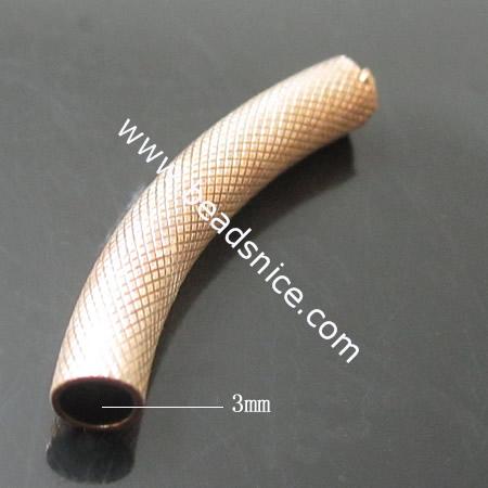 Brass Tube,24mm,hole:3mm,Nickel-Free,Lead-Safe,