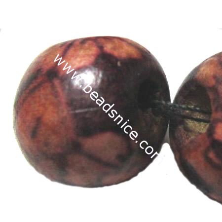 Wooden bead for pendant necklace wood bead red round beads wooden wholesale bead jewelry findings DIY