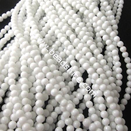 Fashion pearl bracelet design necklace strand 4mm hole 1.5mm