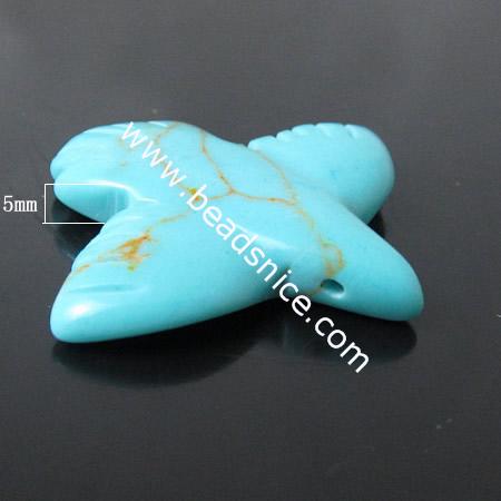 Synthetic Turquoise,28x32x5mm,