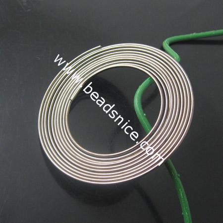 Iron memory wire,thread component,48mm,nickel free,lead safe,