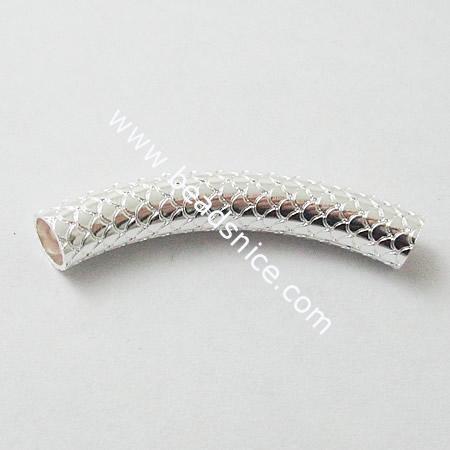 925 Sterling Silver Crimp Beads,33mm,4mm,