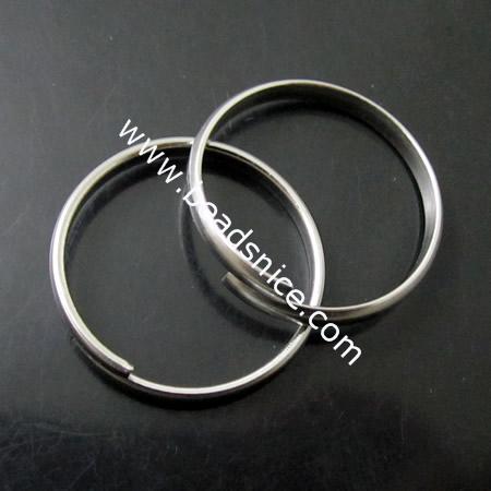 Stainless Steel Jum Ring,1.1X2.5X22mm,