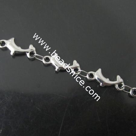 Stainless Steel Chain,2.3X2.5X10mm,