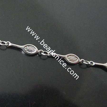 Stainless Steel Chain,1.5X4.2X15.6mm,