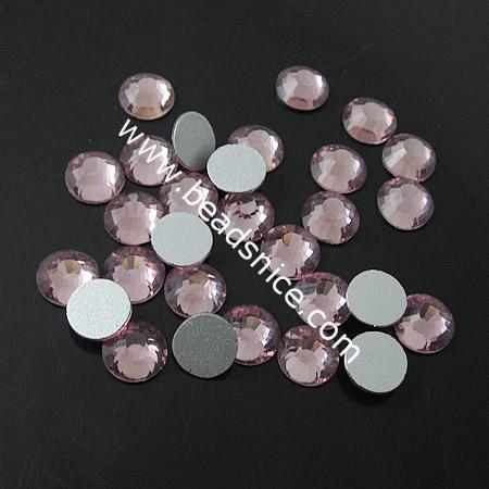 Rhinestone Cabochon, nice for jewelry making,SS8-P17 2.3-2.5mm