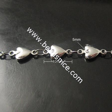 Stainless Steel Chain,10X5mm
